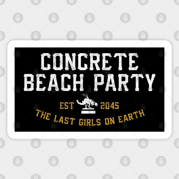 HZD Concrete Beach Party Magnet by karutees